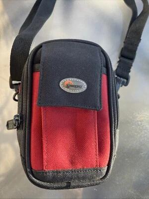 Lowepro Z20 Black/Red Compact Camera Case With Shoulder Strap - Image 1 of 4