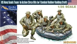 Gecko Models 1/35 35GM0060 US Seals Team in azione circa anni 90 con raid craft - Foto 1 di 1