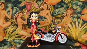 BETTY BOOP NAUGHTY MOTORRAD "BIKER BETTY" Danbury neuwertig HARLEY DAVIDSON SEXY   - Bild 1 von 11
