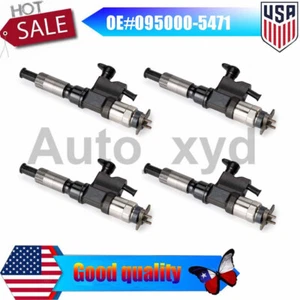 4PCS Fuel Injector 095000-5471 For Isuzu NPR NPR-HD 4HK1 Diesel 2001-2007 02 03 - Picture 1 of 12
