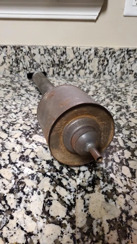 vintage insecticide pump metal sprayer, vintage garden tool antique Cover