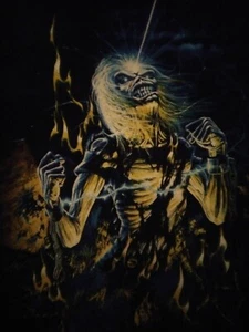 IRON MAIDEN Live After Death Black Hoodie Pullover INDEPENDENT TRADING COMPANY  - Picture 1 of 9