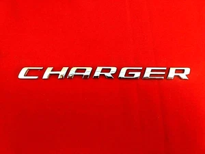 2006-2014 DODGE CHARGER REAR LID CHROME EMBLEM BADGE OEM LETTERS SIGN SYMBOL OEM - Picture 1 of 2
