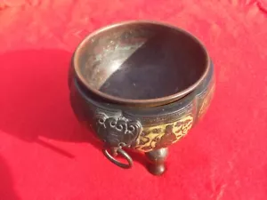 Chinese bronze bowl, Susse freres, France, about 1900 - Picture 1 of 12