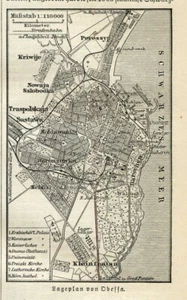 1907 Map of Odessa. Original antique print Ukraine - Picture 1 of 1