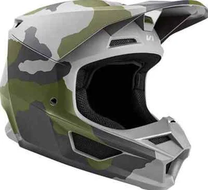 FOX RACING V1 PRZM CAMO Off-Road MX Motocross HELMET - Picture 1 of 5