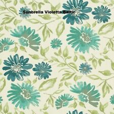 Sunbrella Violetta Baltic 45760-0002 lndoor/outdoor fabric by the yard, 54" w