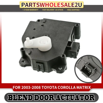 Actuador de puerta de mezcla de calefacción de climatización para Toyota Corolla Matrix 2003 2004-2008 principal Foto 1 de 4
