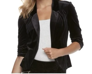 Candie’s junior velvet blazer black size XL - Picture 1 of 7