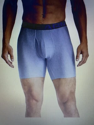 Men's Under Armour 2-pack UA Tech 6-inch Blue Gray Boxerjock Briefs XL (38-40)  - Image 1 of 4