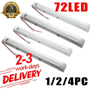 4x LED strip lights Bar Car 12V caravan boat fishing camping light Interior lamp - Picture 1 of 15