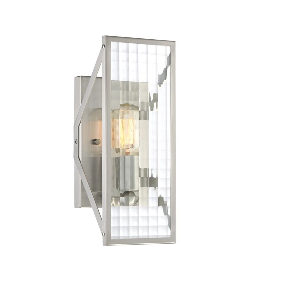 Designers Fountain Pivot 1 灯壁灯,缎面铂金 - 88801-SP — 第 1/1 张图片