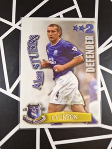 Alan Stubbs Everton Vintage 2003-2004 Shoot Out Football Card NM