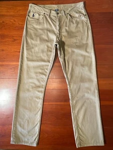Polo Ralph Lauren Men's 34 x 34 650 Straight Camel Khaki Dungarees, EUC, B26CY9 - Picture 1 of 8
