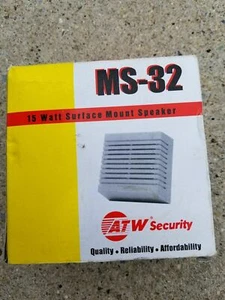 ATW Security (MS-32)15 Watt Surface Mount Speaker NEW - Picture 1 of 1