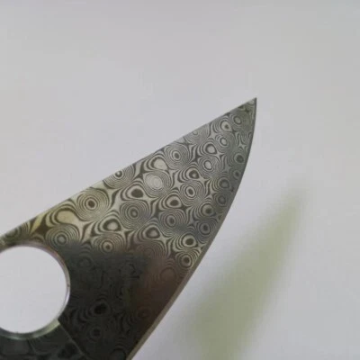 1PC. Damascus 58HRC Blade for Spyderco C81 Paramilitary 2 PM2 - Image 1 of 4