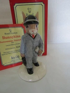 Businessman Bunnykins DB 203 Royal Doulton Limited Edition New in Box - Picture 1 of 3