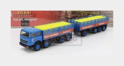1:87 BREKINA PLAST Fiat 691 Truck Millepiedi Rommenholler Kooizuur 1970 BRE58539 - Image 1 of 2