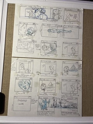 FREEDOM FORCE ANIMACIÓN CEL ART FILMACIÓN MOTU Storyboards De colección Dibujos animados arte I24 Foto 1 de 3