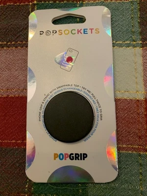 PopSockets PopGrip with Swappable Top for Phones & Tablets - Black (800470) - Image 1 of 2