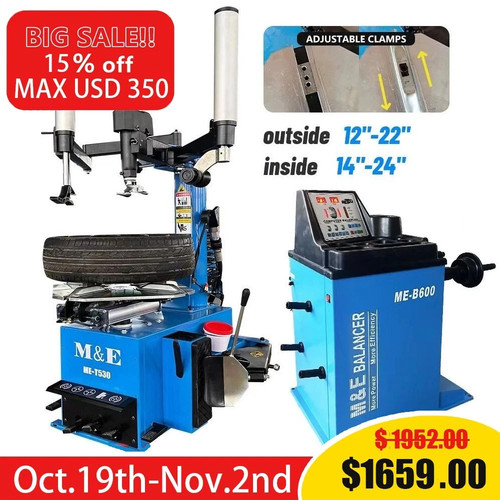 Tire Changer Machine Wheel Changer Machine Wheel Balancer Clamp Tire ...