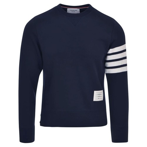 Thom Browne Bracciale Diagonale Felpa Classica Navy 25SS 00535 461 126648752