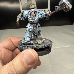 Warhammer 40K Well Painted Space Wolves 1x Arjac Rockfist - Picture 1 of 4