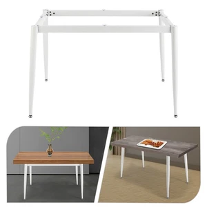 White Metal Furniture Legs Industrial Metal Table Legs with 6 Suction Cups USA - Picture 1 of 16