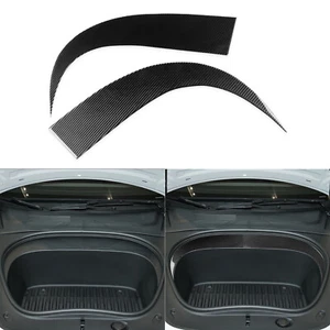 Real Carbon Fiber Front Trunk Interior Panel Trim For Tesla Model 3 Highland 23+ - Afbeelding 1 van 10