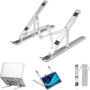 Laptop ständer notebookständer Aluminium faltbar Tabletständer Tablet Halter - Bild 1 von 12