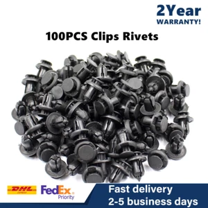 Juego de 100 piezas de remaches de tornillo para parachoques de coche guardabarros clips de sujeción de plástico para Honda - Imagen 1 de 3