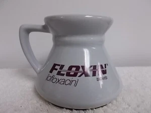 Vintage Ofloxacin Floxin Tablets Pharmaceutical No Spill Skid Coffee Tea Cup Mug - Picture 1 of 6