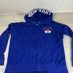 Small Pink by Victoria's Secret New York Giants Sweatshirt Full Zip Hoodie - Picture 1 of 16
