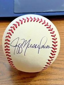 JEFF MUSSELMAN SIGNED AUTOGRAPHED ONL BASEBALL! Mets, Blue Jays! - Picture 1 of 2