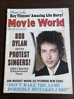 Bob Dylan Cover Of Movie World Magazine May 1966 - Frame Worthy Complete Mag
