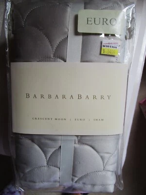NUEVO BARBARA BARRY ACOLCHADO EURO SHAM GRIS 26 X 26 Foto 1 de 2