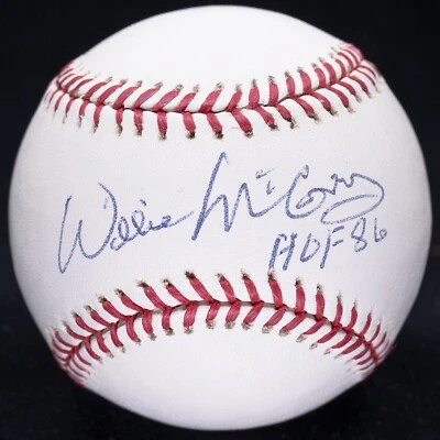 Willie McCovey HOF 86 Signed Official National League Baseball JSA COA #CB09179 - Image 1 of 4