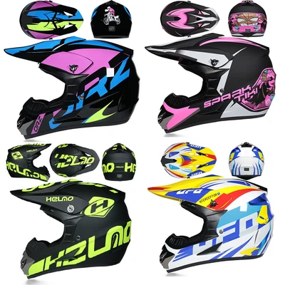 Off Road ATV Dirt Bike Motocross Helmet Snowmobile Helmet+3pc free gift DOT - Image 1 of 4
