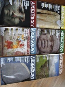 Archaeology Magazine,  Lot of all 6 Issues of 2017, Like new - Bild 1 von 1
