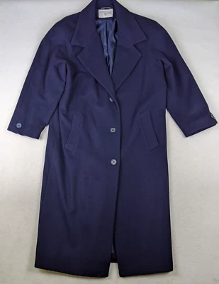 ESCENA INTERNACIONAL - ABRIGO LARGO MUJER LANA AZUL MARINO - TALLA 13/14 Foto 1 de 4