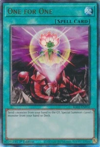 One for One  (PUR) - RA03-EN056 - NM - Prismatic Ultimate Rare - 1st ed - Yugioh - Picture 1 of 1