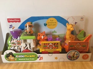Fisher-Price Little People Musical Zoo Train - rare 2013 ed Zookeeper KOBY - NEW - Picture 1 of 12