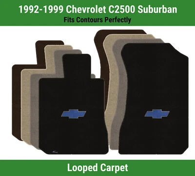 Lloyd Loop Front Mats for '92-99 C2500 Suburban w/Blue Chevy Bowtie - Image 1 of 4