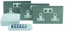 MIHO041 Energenie Home Automation Mi Home Smart Steel Socket Bundle - MIHO041  (