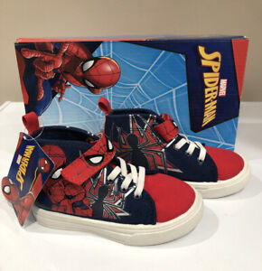 NWB Marvel Spiderman Boys’  Sneakers - Size 7