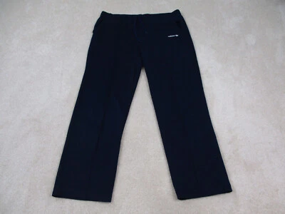 VINTAGE Adidas Pants Mens 38 Blue White Sweatpants Track Trefoil 80s Adult 38x31 - Image 1 of 4