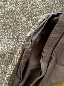 ANTHROPOLOGIE Queen Duvet Cover Cotton Rustic Gray Textured - Picture 1 of 10