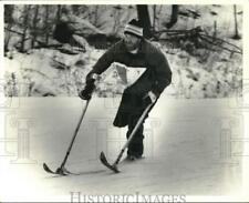 1992 Press Photo Disabled Ski Program skier Barry Gray - sia08651