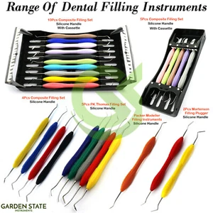 Dental Composite Filling Instruments Silicone Handle All Type Restorative Tools - Picture 1 of 7