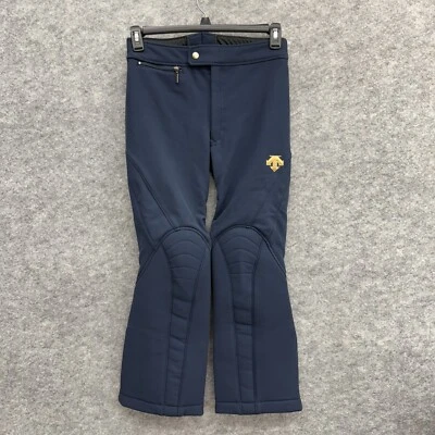 Pantalones de esquí snowboard con aislamiento Descente impermeables, para mujer, azules, talla 32R Foto 1 de 4